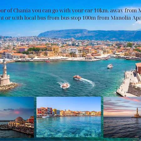 Manolia Dream Apartment 30M To The Beach Agia Marina Exteriör bild